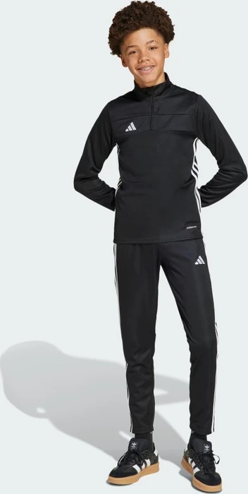 adidas Tiro 25 Essentials Trainingshose lang schwarz/weiß (Junior)