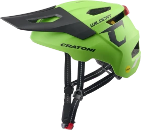 Cratoni WildCat MIPS Kinderhelm lime matt