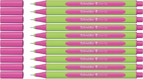 Schneider Line-Up Tintenroller (Mine) fashion pink/grün, 10er-Pack