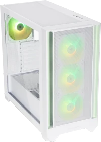 Silentware Flow 110 A-RGB White, Glasfenster