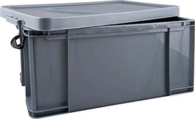 Really Useful Box Aufbewahrungsbox, 64l, silber