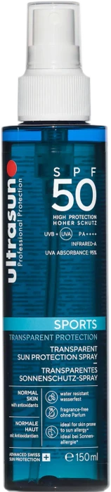 ultrasun Sports Gel LSF50, 150ml