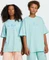 adidas Oversize Trefoil T-Shirt kurzarm semi flash aqua (Junior) Vorschaubild