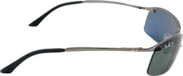 Ray-Ban RB3183 Top Bar 63mm gunmetal/green polarized (Herren)