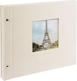 Goldbuch Schraubalbum Bella Vista 30x25 weiße Seiten hellgrau