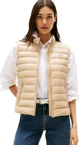 Tommy Hilfiger Mock Neck Weste beige (Damen)
