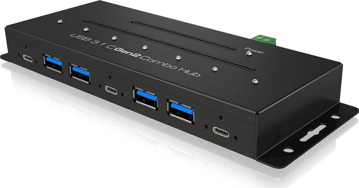 RaidSonic Icy Box IB-HUB1777-C31 USB-Hub, 3x USB-C 3.1, 4x USB-A 3.1, USB-C 3.1 [Buchse]