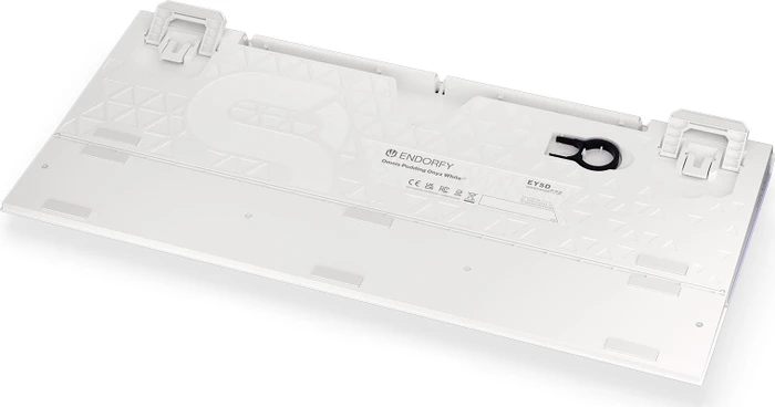 Endorfy Omnis Pudding, Onyx White, PBT, LEDs RGB, Kailh BROWN, USB, DE