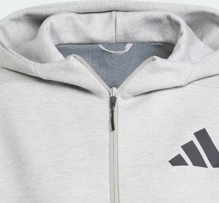 adidas Z.N.E. Zip Hoodie medium grey strata (Damen)