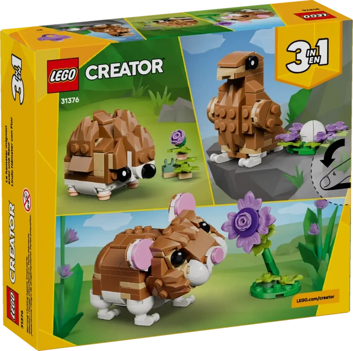 LEGO Creator 3in1 - Niedlicher Hamster mit Blume