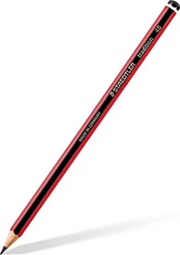 Staedtler Tradition 110 Bleistift 4B graphit, schwarz/rot, 6er-Pack