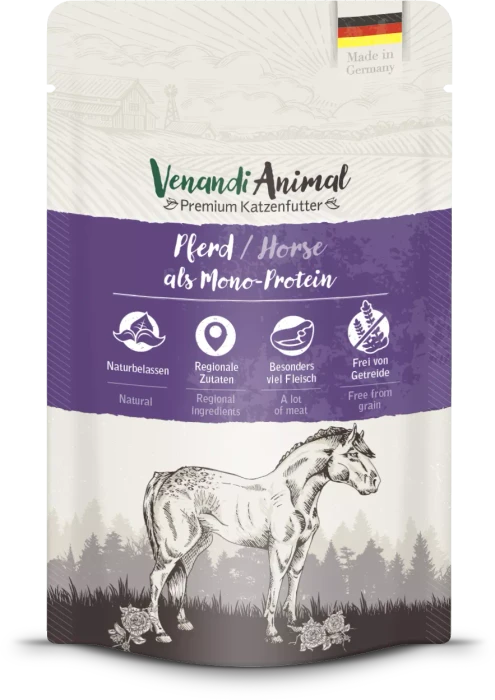 Venandi Animal Pferd als Monoprotein, 125g