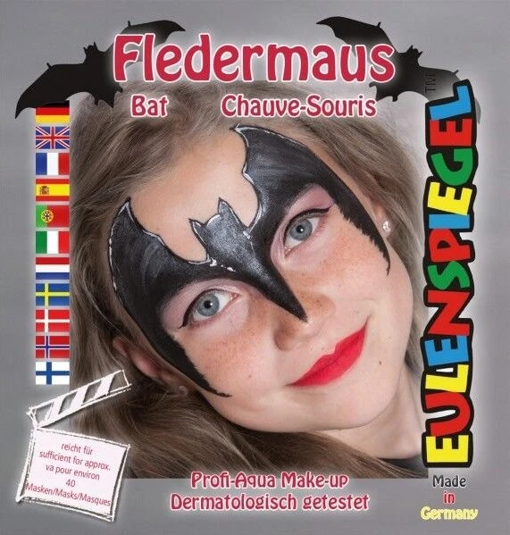 Eulenspiegel Fledermaus Schmink-Palette