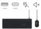 Hama CKM-200 Wired Tastatur und Maus Set, USB, DE Vorschaubild