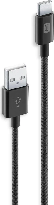 Cellularline Braided Cable USB-A/USB-C 1.5m
