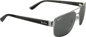 Ray-Ban RB3663 60mm gunmetal-grey/green classic