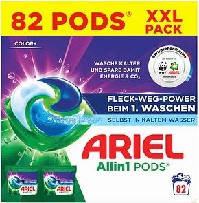 Ariel Color+ Allin1 Pods Waschmittel, 82 Stück