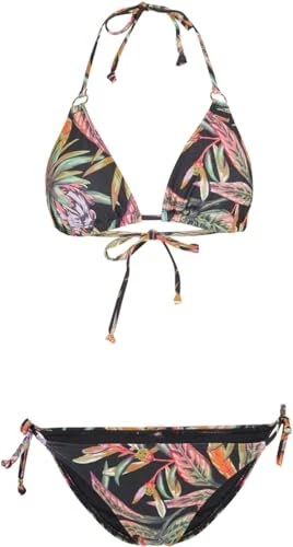 O'Neill Capri Bodney Bikini-Set black tropical flower (Damen)
