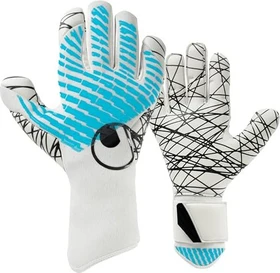 uhlsport FM Cybertec Ultragrip Torwarthandschuhe white/cyber blue/black