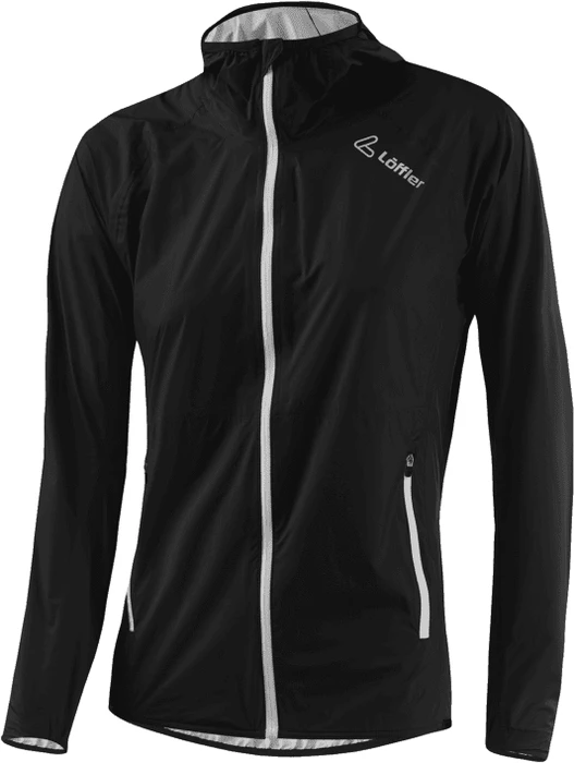 Löffler Hood WPM Pocket Fahrradjacke schwarz (Damen)