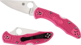 Spyderco Delica 4 FRN Taschenmesser rosa