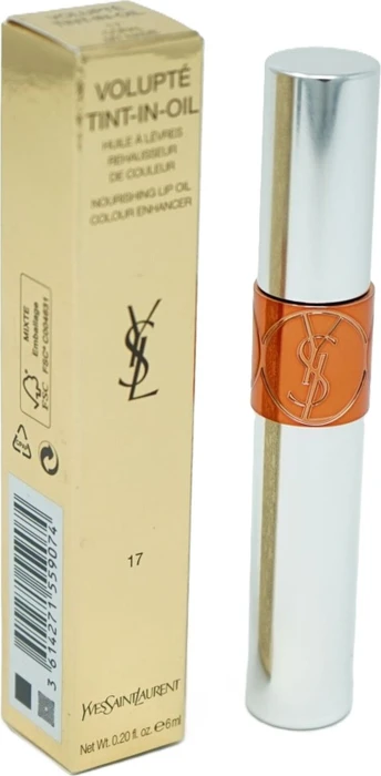 Yves Saint Laurent Volupté Tint in Oil Lipgloss 17 Coral My Name, 3.5ml