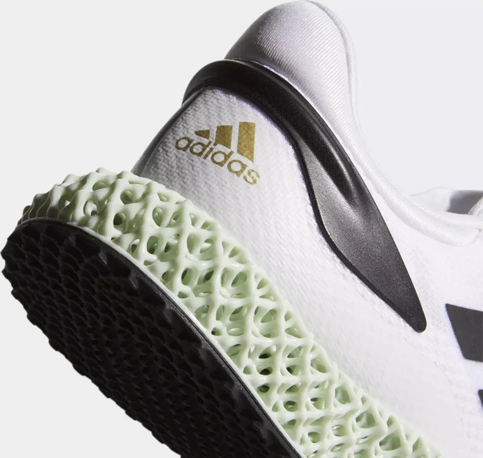 adidas 4D Run 1.0 cloud white/core black/gold metallic