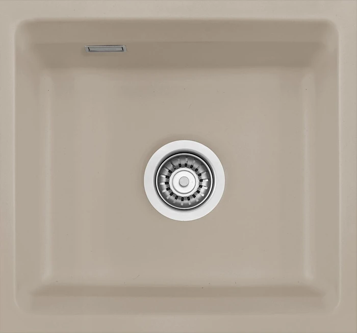 systemceram Kara 51 F/o Einbau Becken mittig fango