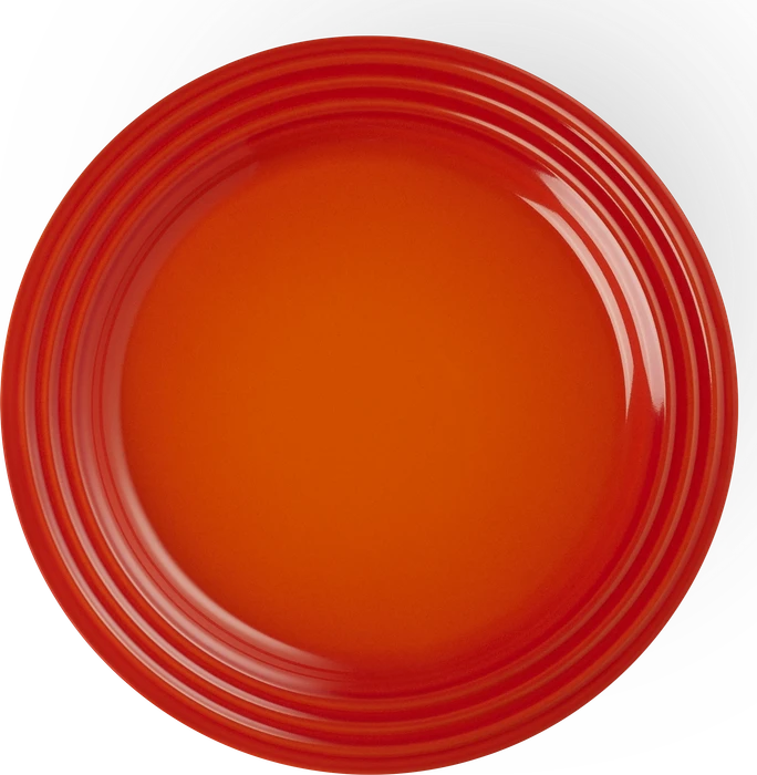 Le Creuset Frühstücksteller 22cm ofenrot