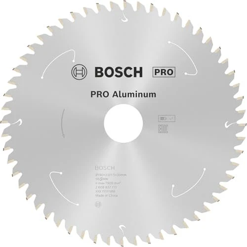 Bosch Professional Standard for Aluminium Kreissägeblatt 56Z, 190x1.5x30mm, 1 Stück