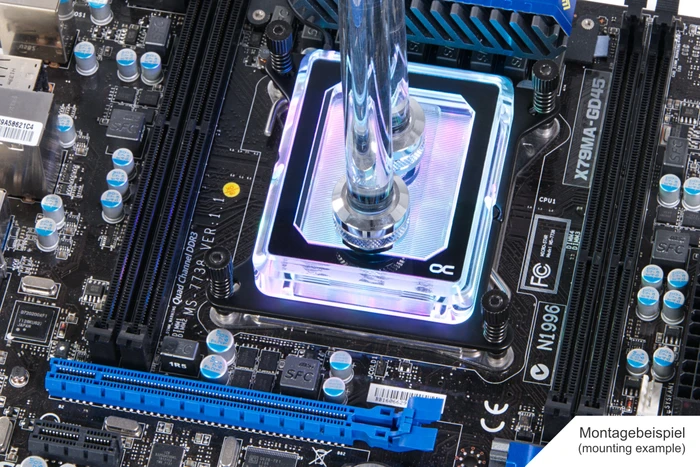 Alphacool Eisblock XPX Pro Aurora Light, Acryl