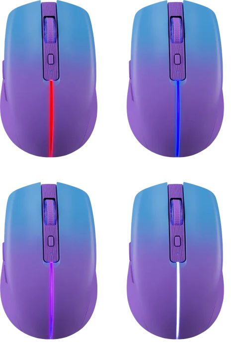 Defender Mystery MM-301 Wireless Optical Mouse violett, USB/Bluetooth