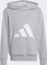 adidas Essentials Hoodie medium grey heather/white (Junior) Vorschaubild