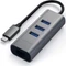 Satechi 2-in-1 USB-Hub, Space Gray, RJ-45, USB-C 3.0 [Stecker] Vorschaubild