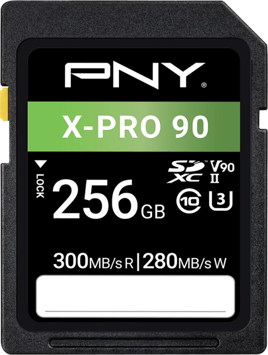 PNY EliteX-PRO 90 R300/W280 256GB, UHS-II U3, Class 10