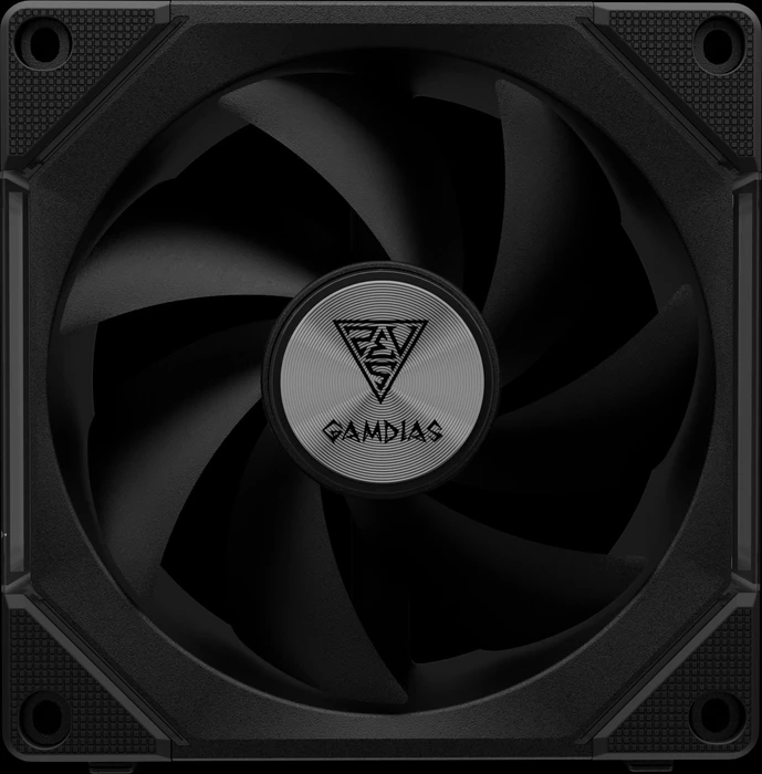Gamdias Aeolus P2-1203U, schwarz, LED-Steuerung, 120mm, 3er-Pack