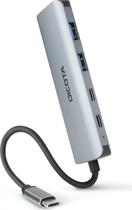 Dicota USB-C Hub 4-in-1, USB-C 3.1 [Stecker]