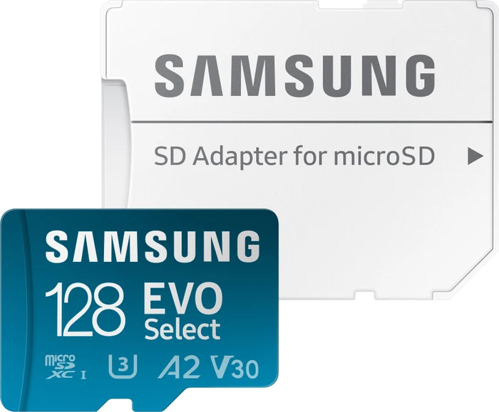 Samsung EVO Select R130 128GB Kit, UHS-I U3, A2, Class 10