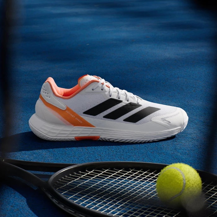 adidas Defiant Speed 2 cloud white/core black/lucid orange