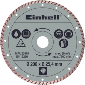 Einhell Diamanttrennscheibe, 200x25.4mm, 1 Stück