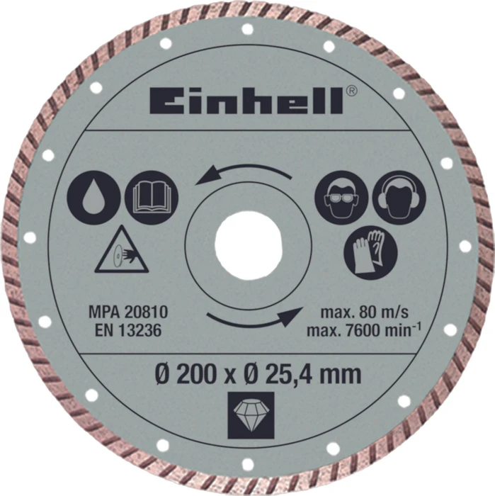 Einhell Diamant Segmentsägeblatt