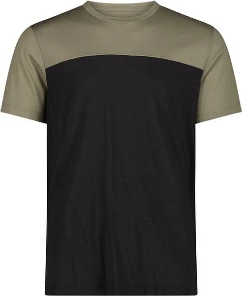 CMP Unlimitech Performance Merino Funktionsshirt kurzarm antracite sage (Herren)