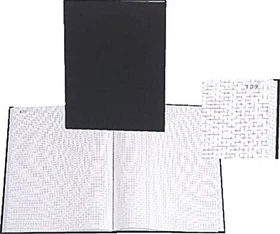Exacompta Kladde Geschäftsbuch, A4, kariert, Leineneinband, 100 Blatt