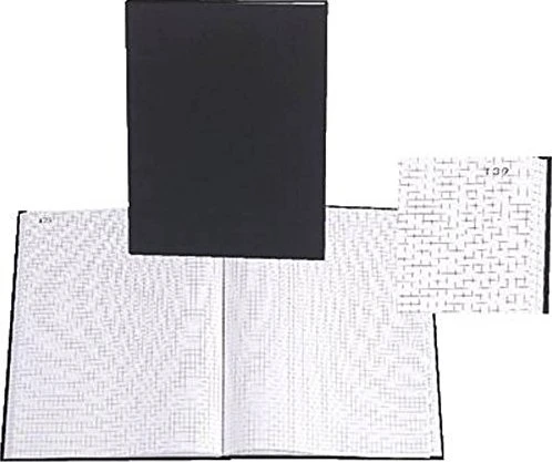 Exacompta Kladde Geschäftsbuch, A4, kariert, Leineneinband, 100 Blatt