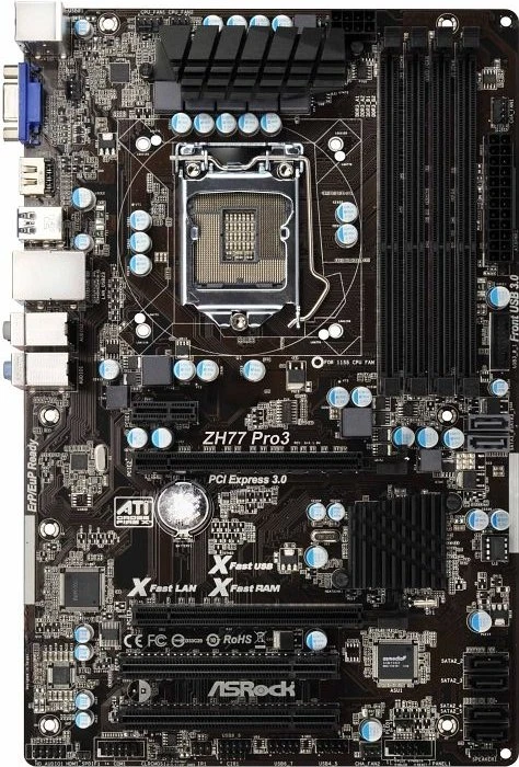 ASRock ZH77 Pro3 (Intel 1155)