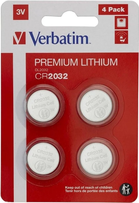 Verbatim CR2032, 4er-Pack