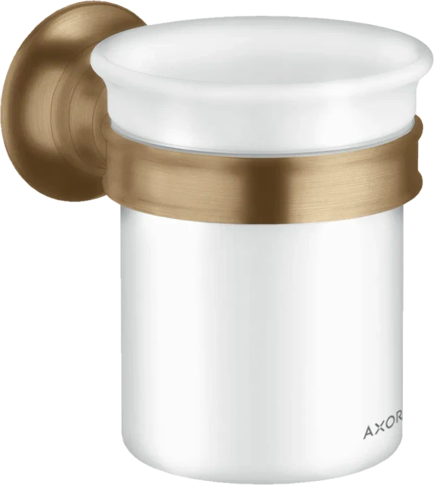 Hansgrohe Axor Montreux Zahnputzbecher mit Halter brushed bronze