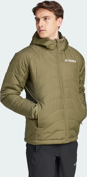 adidas Terrex Multi Synthetic Hooded Isolation Jacke olive strata (Herren)