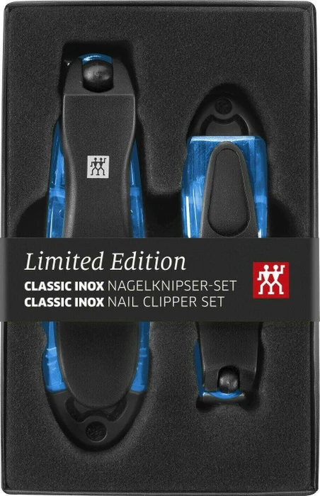 Zwilling Classic Inox Nagelknipser Maniküre/Pediküre-Set 2-teilig blau