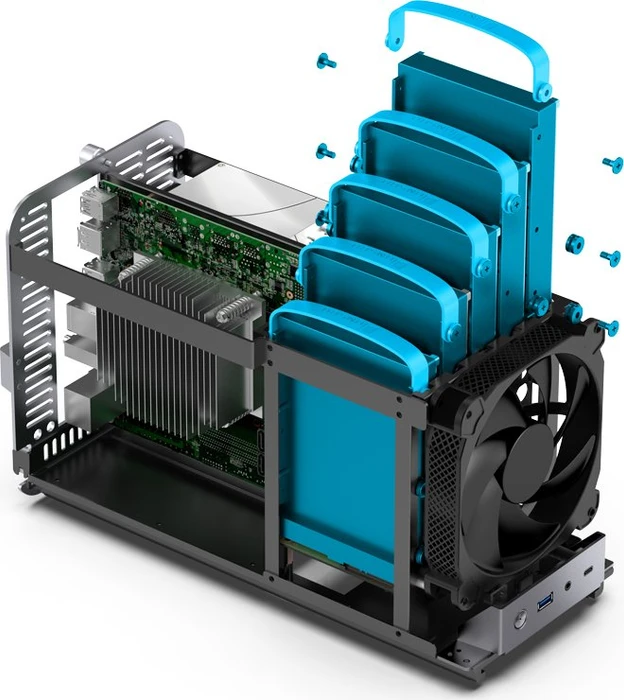 Jonsbo N1, grau, Mini-ITX